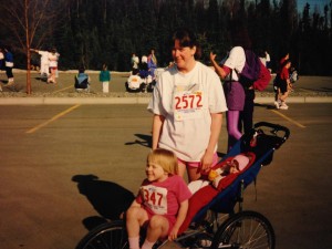 "Running" at an early age...