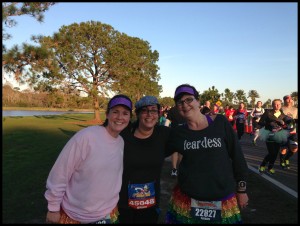 They spotted my hair and hat and we spotted their SKIRTS. How cute are they?