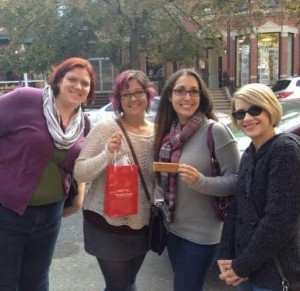 We are not strangers to tours - this was the Boston chocolate tour!