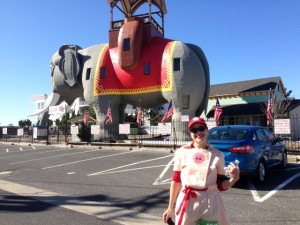 FYI, If you run this race, a photo with Lucy the Elephant is obligatory.