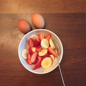 Eggs and fruit, anyone?
