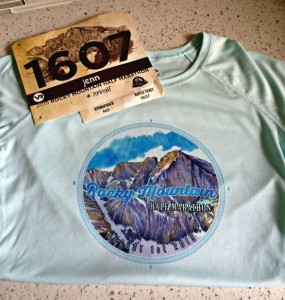 Got my bib and my shirt!