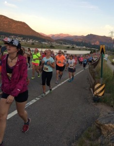 People are walking a half a mile into the race. Altitude + hills = no bueno.