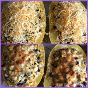 These Spaghetti Squash Fiesta Bowls are a current favorite!