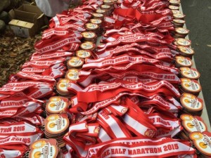 Lots and lots of medals. They're so pretty! 