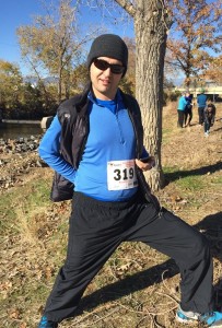 Pre-race stretching