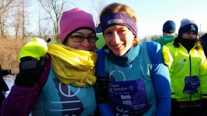 It was bitter cold when pal Beth and I ran a winter half-marathon last year. Subzero temps had us bundle up and we were still darn chilly by the time we finished. 