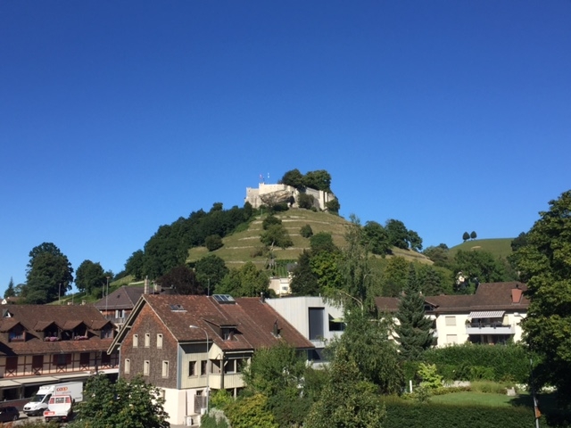 Castle Lenzburg from our balcony