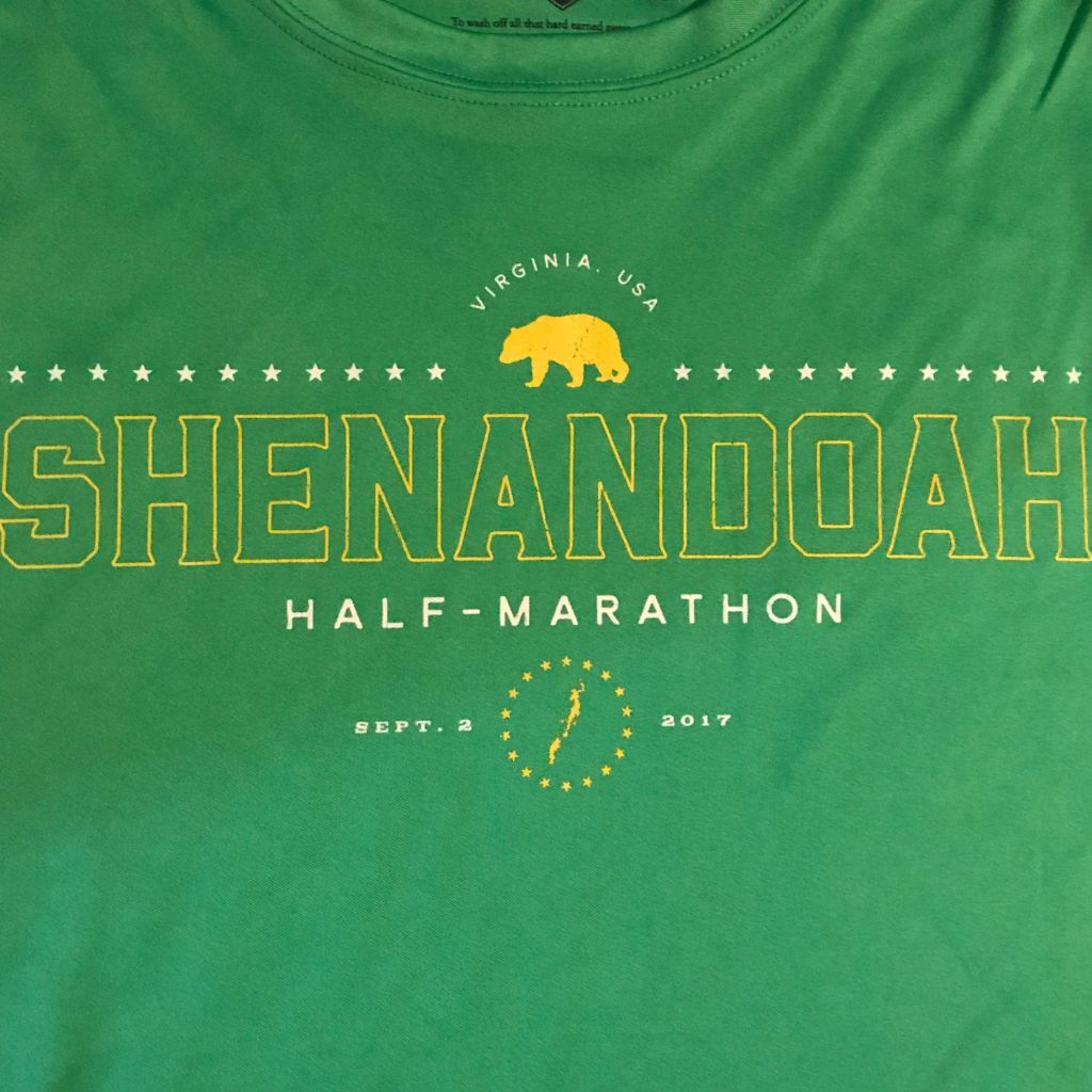Shenandoah Half Shirt 2017